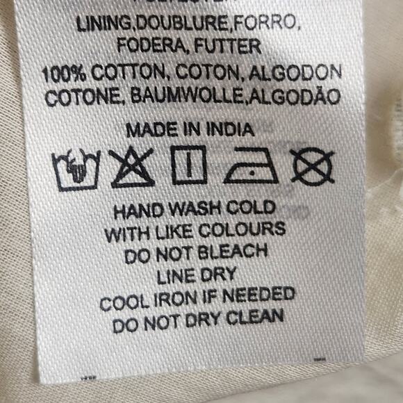 Anthropologie Let Me Be Victoria WMNS Lace Embroidered Mini Dress S Ivory NWT - Picture 16 of 16